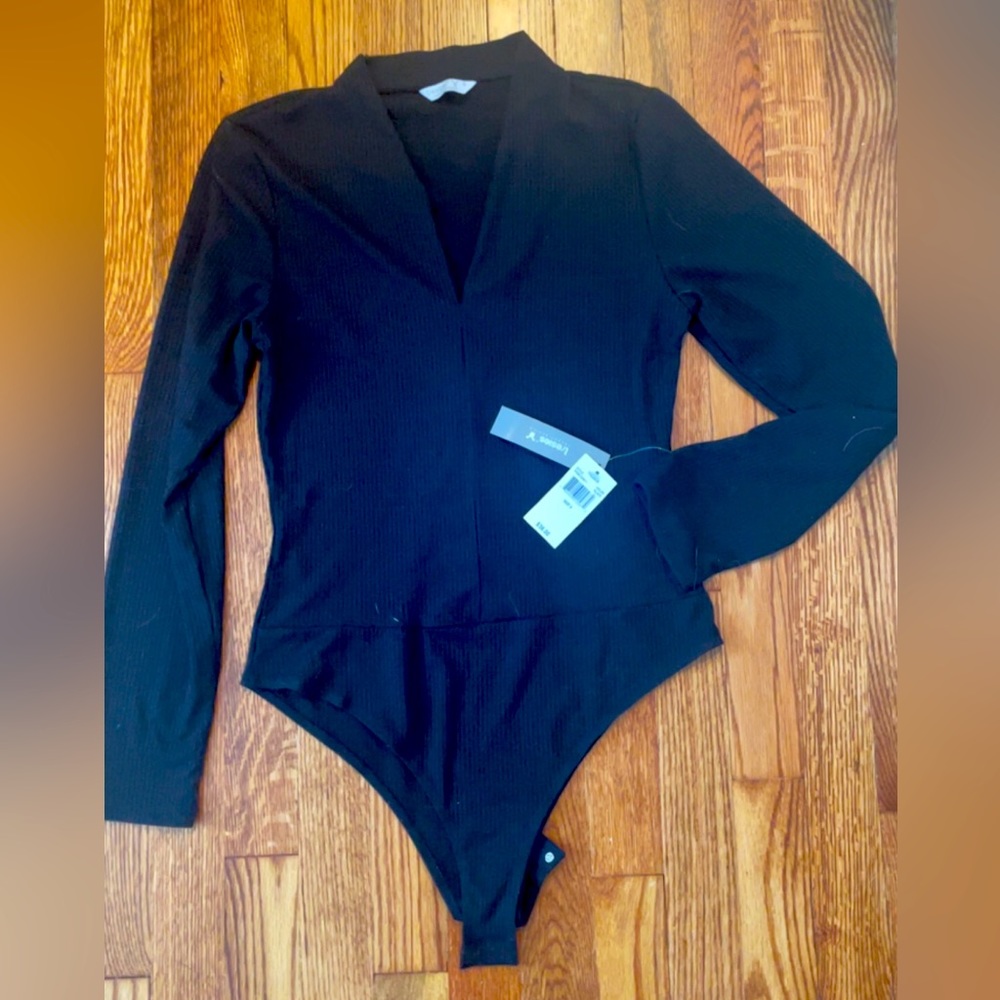 Tresics black bodysuit size small new with tags!